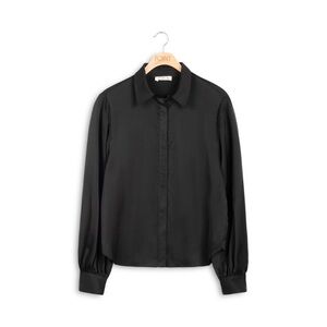 Point Satin Blouse